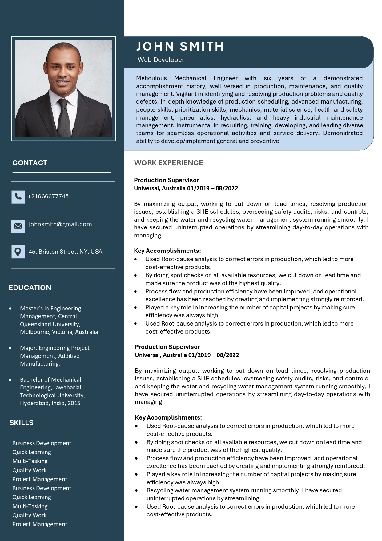 Resume Template